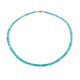 Blauer Apatit-Goldhalskette