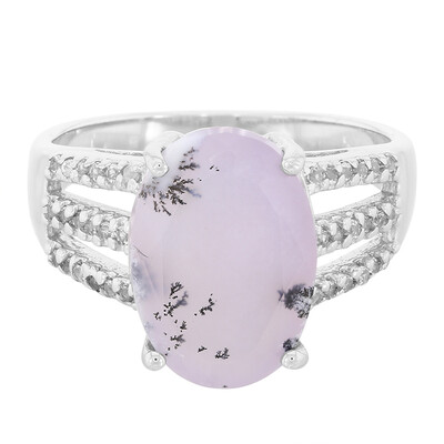 Dendriten-Achat-Silberring