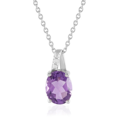 Amethyst-Silberhalskette