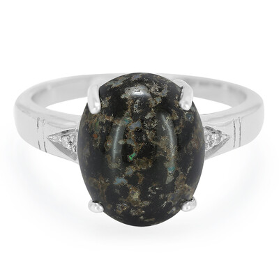 Leoparden-Opal-Silberring