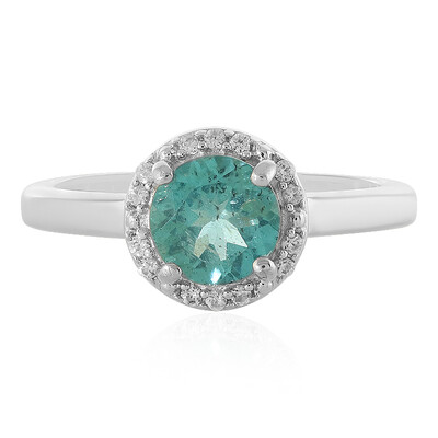Blauer Apatit-Silberring