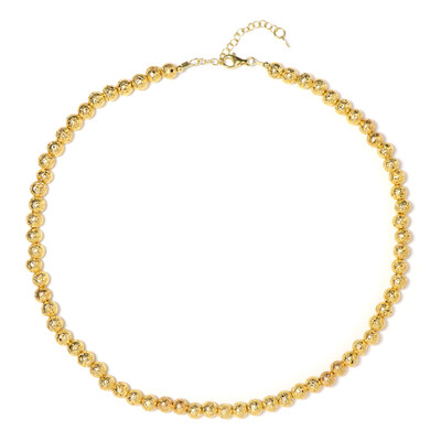 Goldene Lava-Silberhalskette