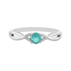 Blauer Apatit-Silberring
