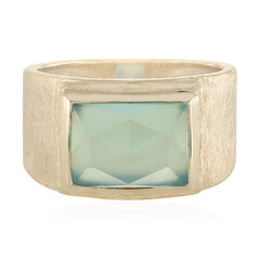 Aqua-Chalzedon-Silberring