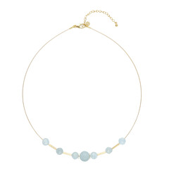 Brasilianischer Aquamarin-Collier