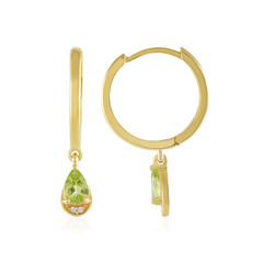 Peridot-Silberohrringe