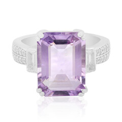 Bolivianischer Amethyst-Silberring