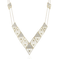 Zirkon-Goldcollier (Ornaments by de Melo)