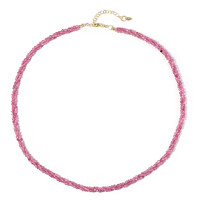 Pinkfarbener Turmalin-Silberhalskette