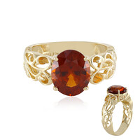 Hessonit-Granat-Goldring