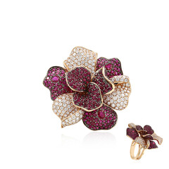 Burmesischer Rubin-Goldring (Estée Collection)