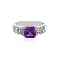 Uruguay-Amethyst-Herren-Silberring