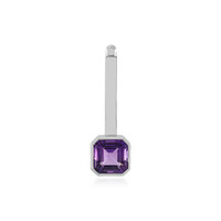 Sibirischer Amethyst-Silberanhänger