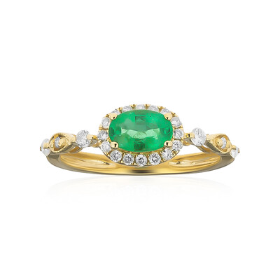 AAA-Sambia-Smaragd-Goldring (CIRARI)
