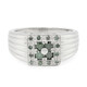 Fancy-Diamant-Silberring