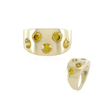 Gelber I2 Brillant-Goldring (de Melo)