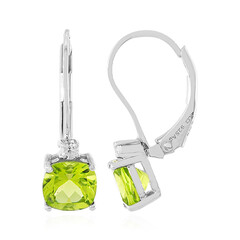 Jilin-Peridot-Silberohrringe