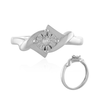 I4 (J) Brillant-Silberring