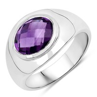 Sambia-Amethyst-Silberring