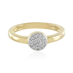 I2 (I) Diamant-Silberring