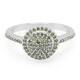 Fancy-Diamant-Silberring