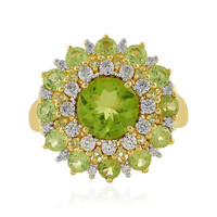 Peridot-Silberring