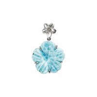 Larimar-Silberanhänger