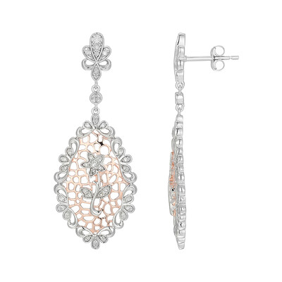 I3 (I) Diamant-Silberohrringe