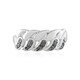 Blauer SI1 Diamant-Silberring