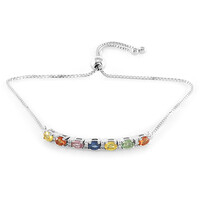 Saphir-Silberarmband