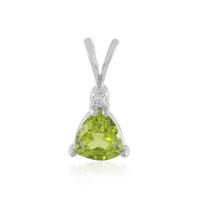 Peridot-Silberanhänger