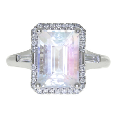 Regenbogen-Mondstein-Goldring (CIRARI)