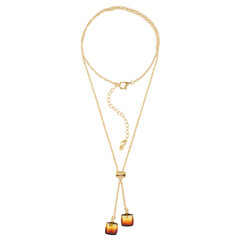 Baltischer Sunrise-Bernstein-Silbercollier