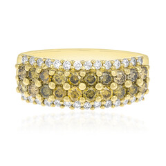 SI2 Fancy-Diamant-Goldring (CIRARI)