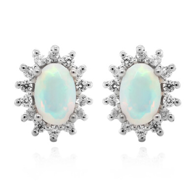 Welo-Opal-Silberohrringe