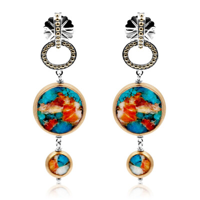 Edelstein-Silberohrringe (Dallas Prince Designs)