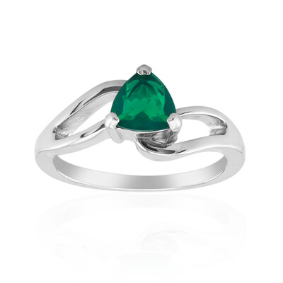 Grüner Opal-Silberring