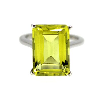 Ouro Verde-Quarz-Silberring