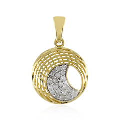 I4 (J) Diamant-Goldanhänger (Ornaments by de Melo)