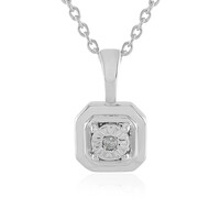 I2 (J) Diamant-Silberhalskette