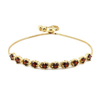 Granat-Silberarmband