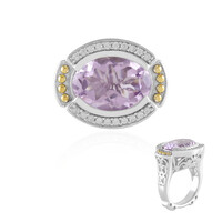 Lavendel-Amethyst-Silberring (Dallas Prince Designs)