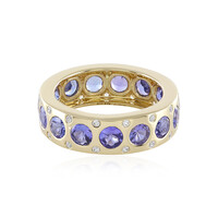 AAA-Tansanit-Goldring (de Melo)