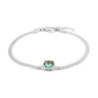 Mystik-Quarz-Silberarmband