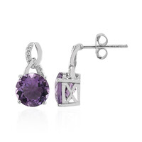 Amethyst-Silberohrringe