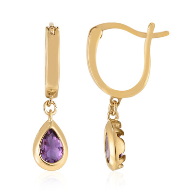 Amethyst-Silberohrringe