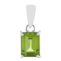 Peridot-Silberanhänger