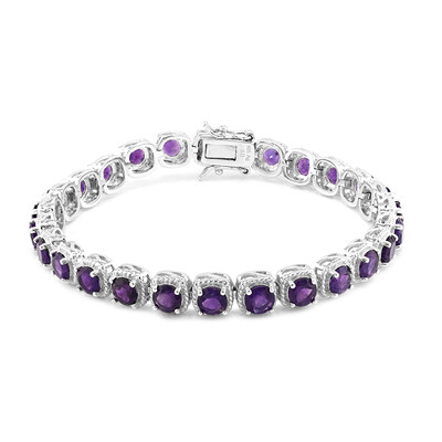 Sambia-Amethyst-Silberarmband