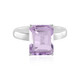 Lavendel-Amethyst-Silberring