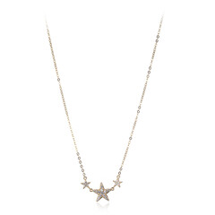 Zirkon-Silbercollier